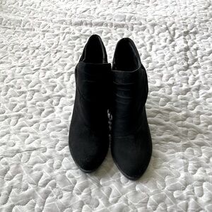 Elegant Black Laura Ashley Ankle Boots